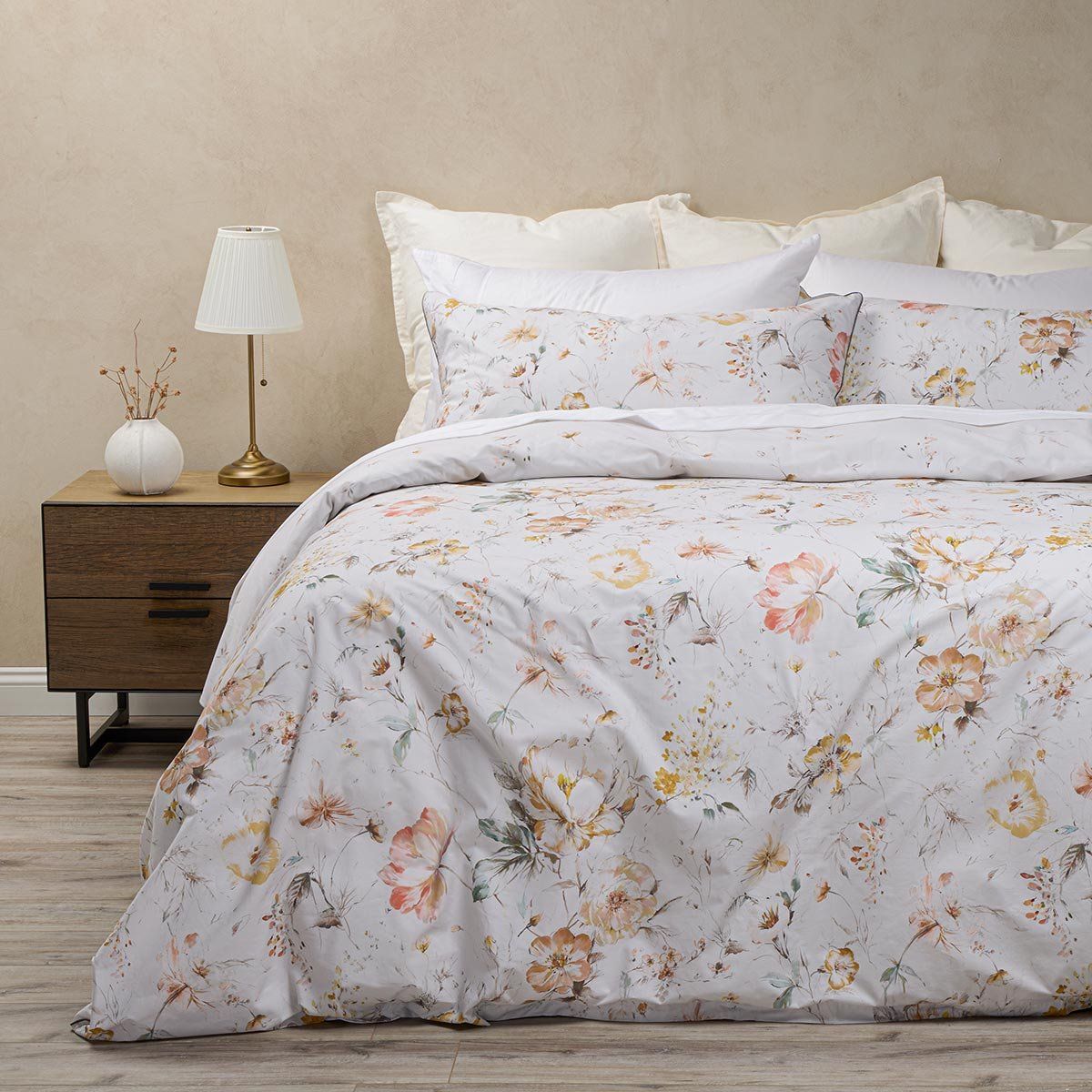 ROSEN - Funda Plumón Algodón Timeles Print Triberg Floral Súper King