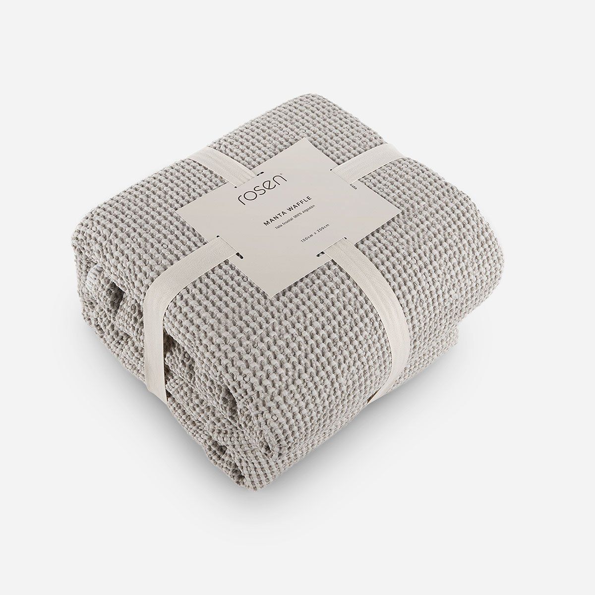 ROSEN - Manta Algodón Sherpa 150 x 200 cm Cozy Arena