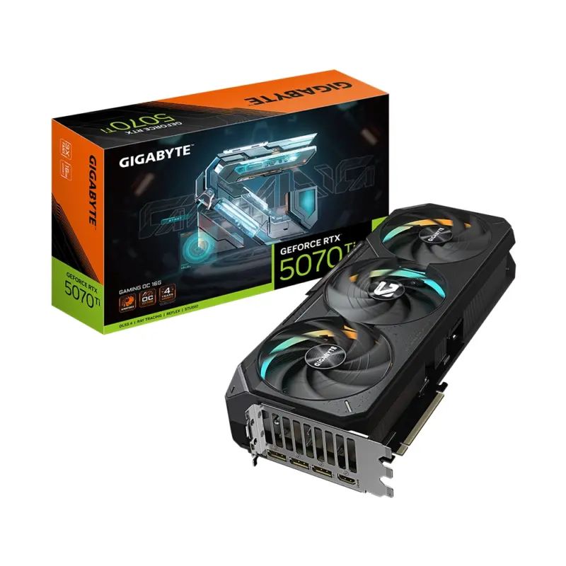 GIGABYTE - Tarjeta de Video Gigabyte RTX 5070 Ti Gaming OC 16G GDDR7
