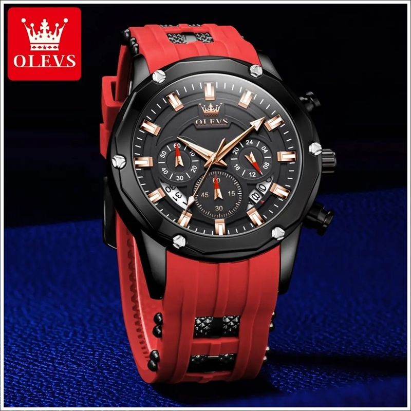 STARTECHOFFICE - Reloj Deportivo de Lujo Quartz para Hombre Resistente al Agua 30m