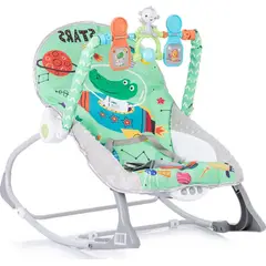 BBQOOL - Silla Nido Mecedora Rocker Dino Green