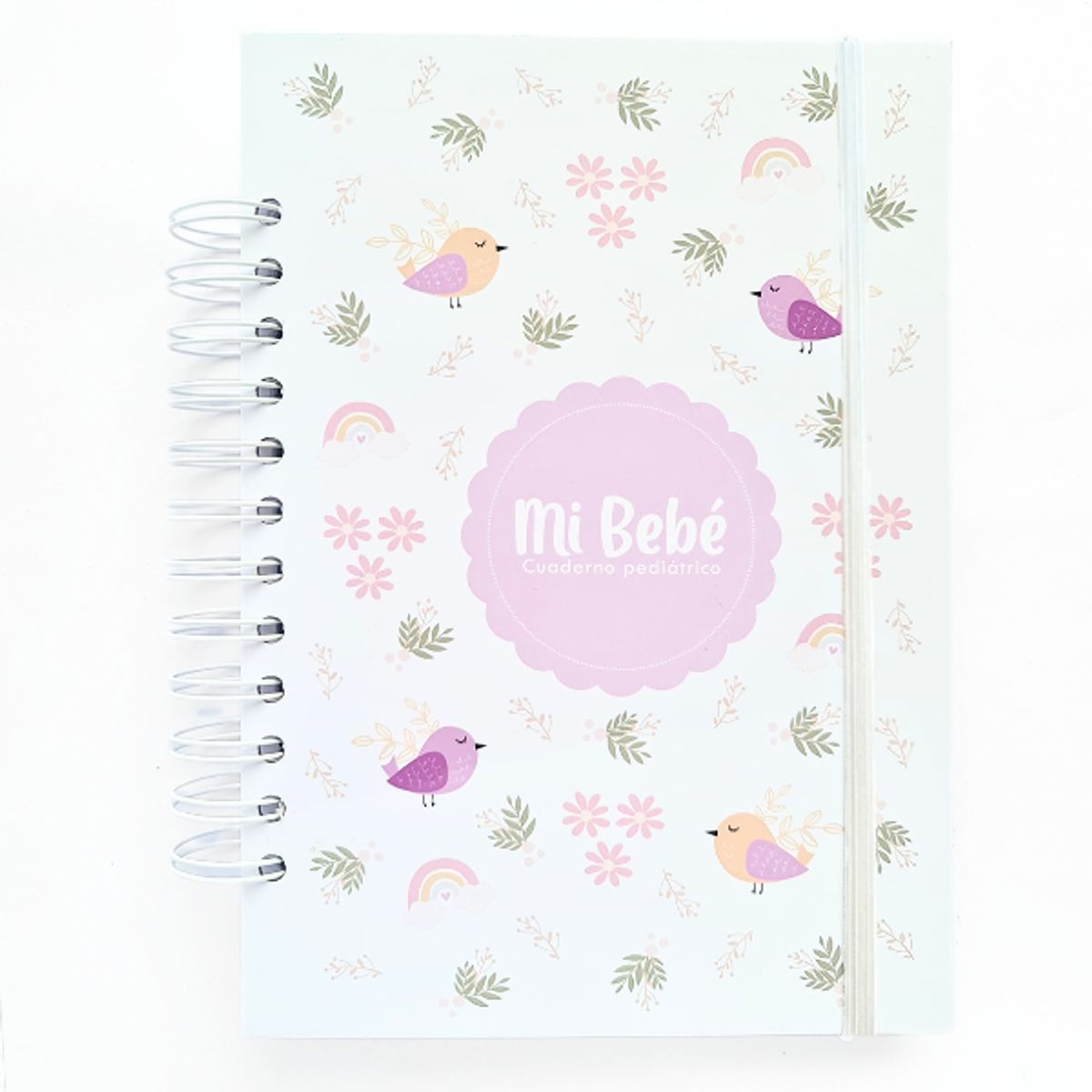 NAFIBA - Cuaderno Pediátrico Nafiba - Pajaritos y arcoíris