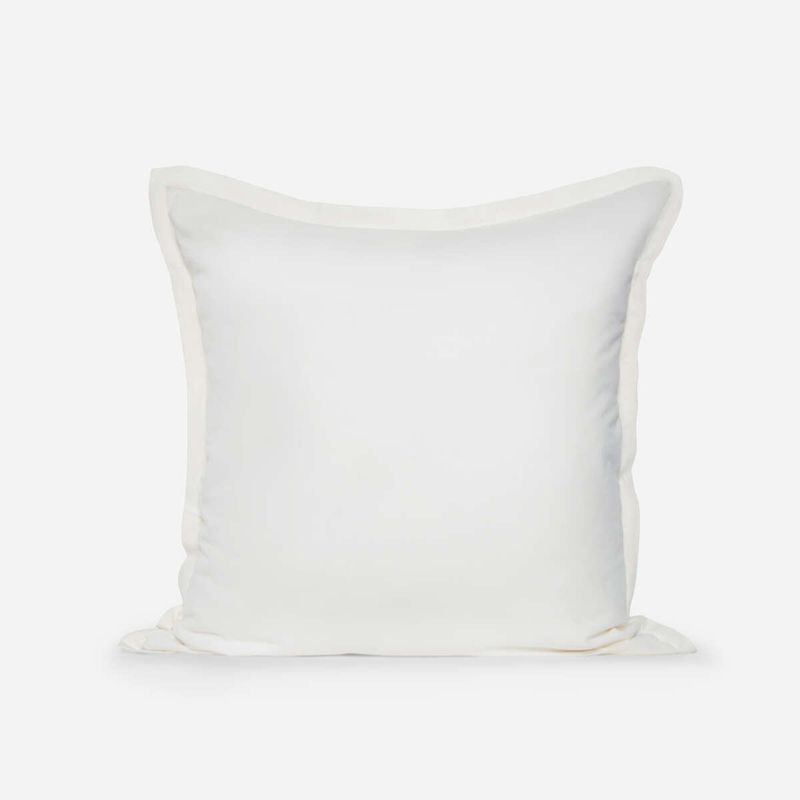 ROSEN - Cojín Pure Lino-Algodón 65 x 65 cm Blanco