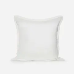 ROSEN - Cojín Pure Lino-Algodón 65 x 65 cm Blanco