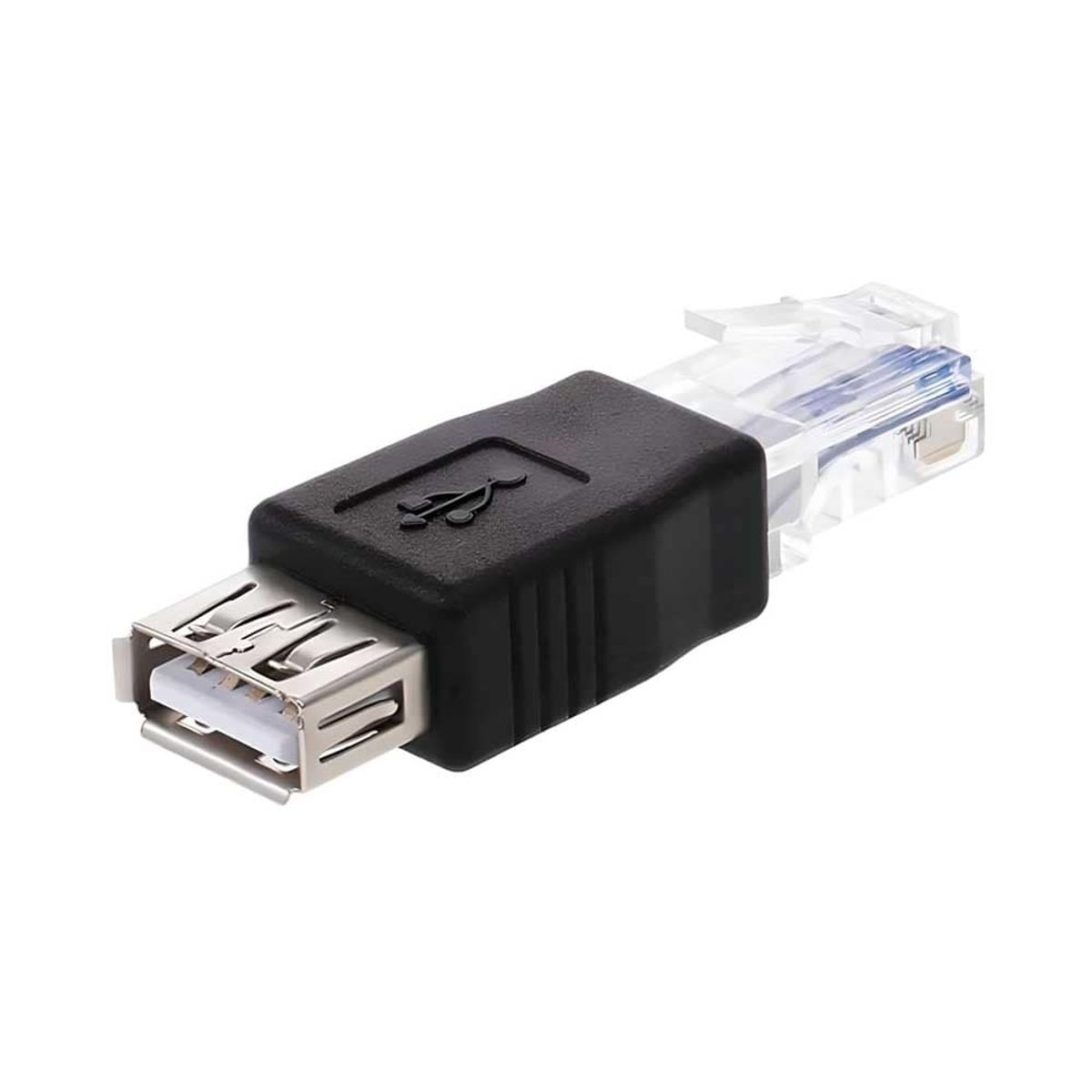 GENERICO - Adaptador USB a Ethernet RJ45  Conexión para módems ADSL