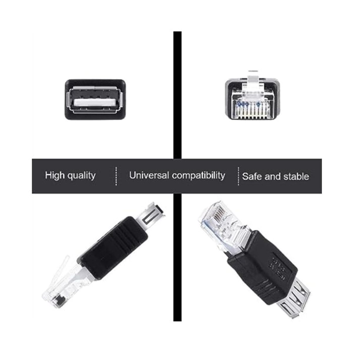 GENERICO - Adaptador USB a Ethernet RJ45  Conexión para módems ADSL