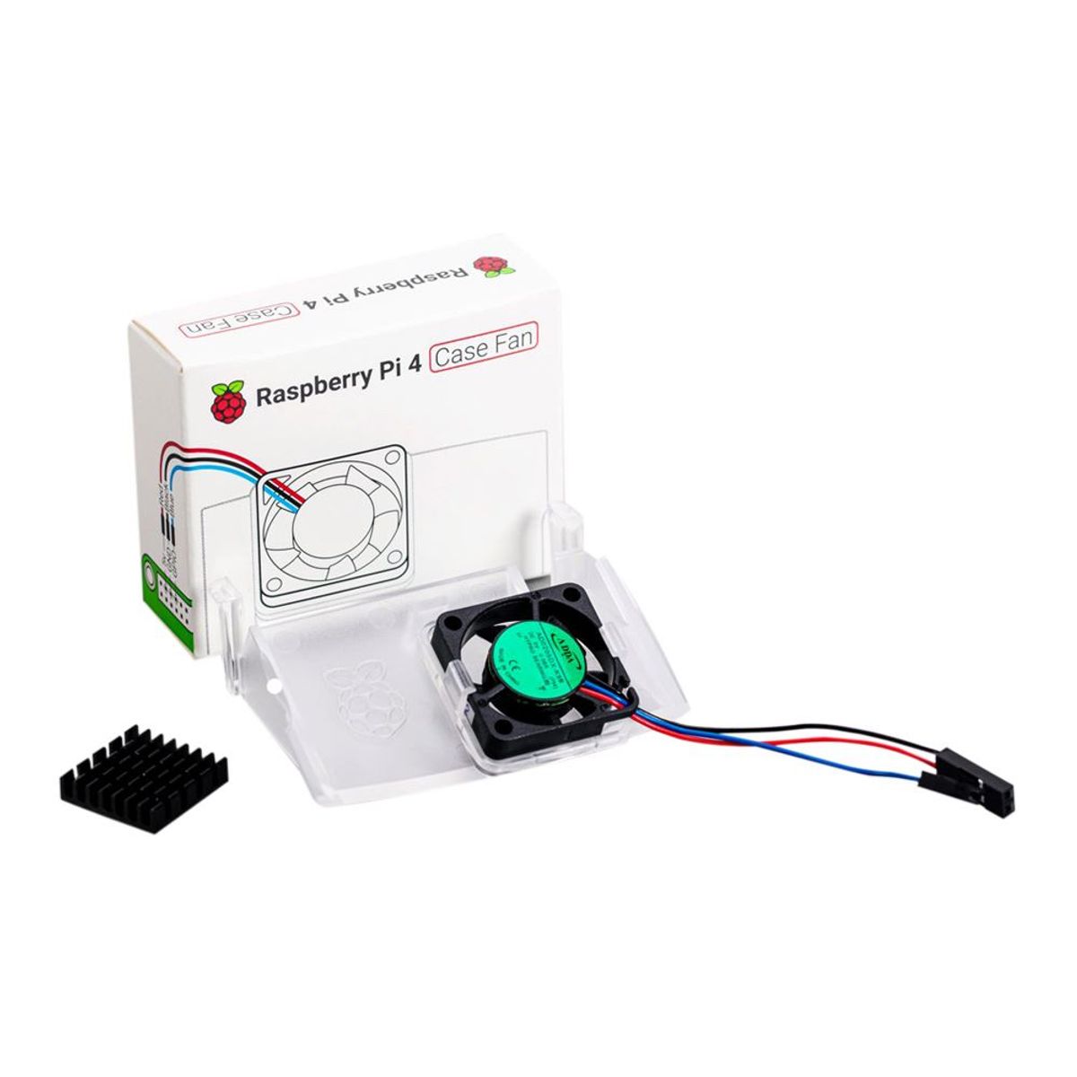 RASPBERRY PI - Ventilador original para Raspberry Pi 4 con disipador