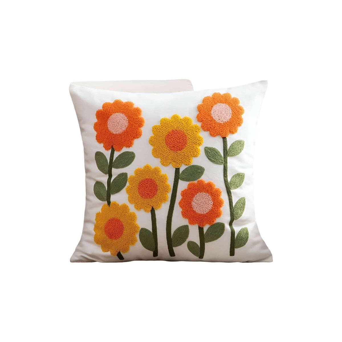 GENERICO - SET DE 2 FUNDAS BORDADAS 45x45  C72