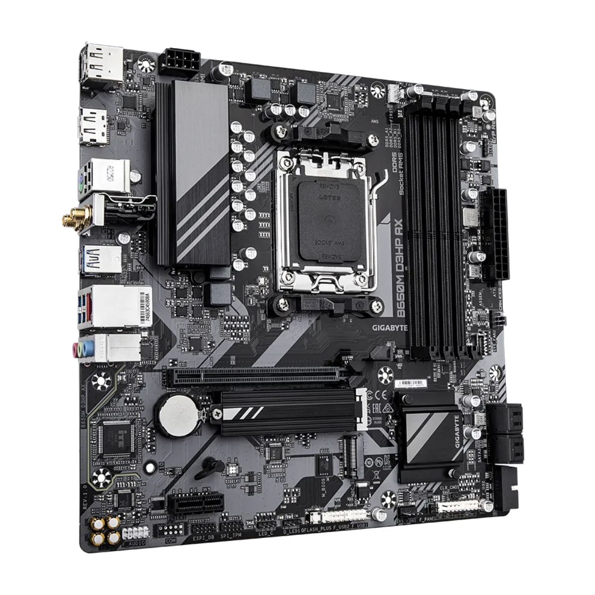 GIGABYTE - Placa Madre Gigabyte B650M D3HP AX AM5 DDR5 M2 MicroATX