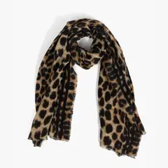 LOUNGE - Maxi Bufanda Animal Print