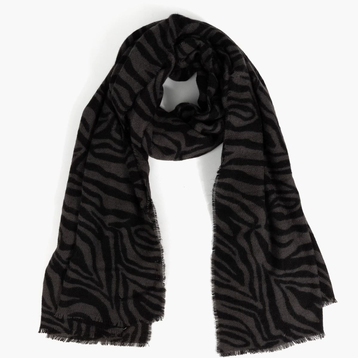 LOUNGE - Bufanda Estampado De Cebra LOUNGE