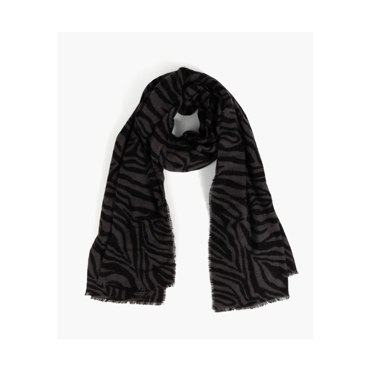 LOUNGE - Bufanda Estampado De Cebra LOUNGE