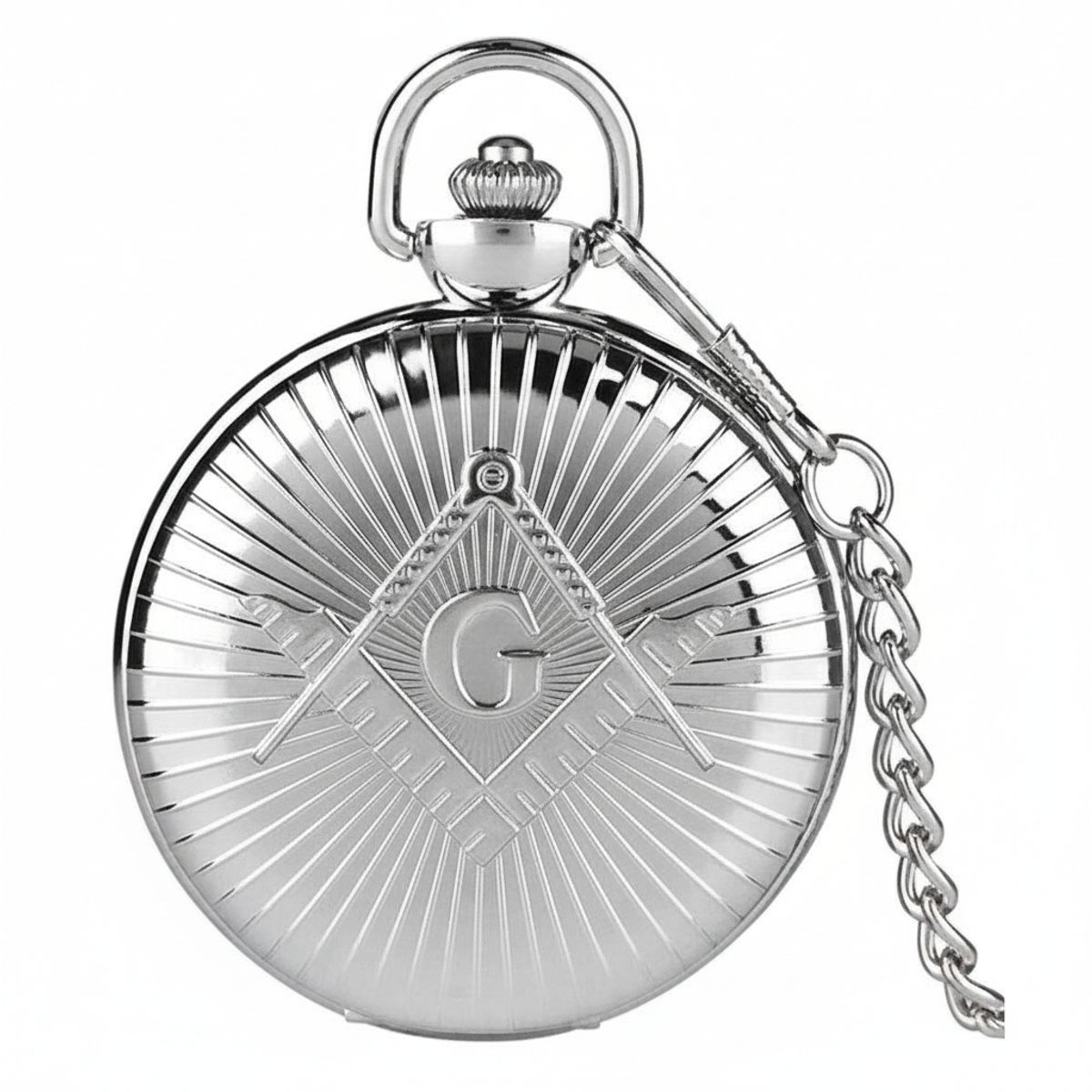 GENERICO - Reloj De Bolsillo Retro Masónico Caballeros Templarios - Bronce