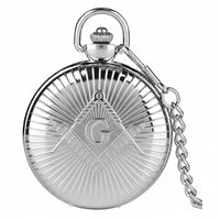 Reloj De Bolsillo Retro Masónico Caballeros Templarios - Bronce