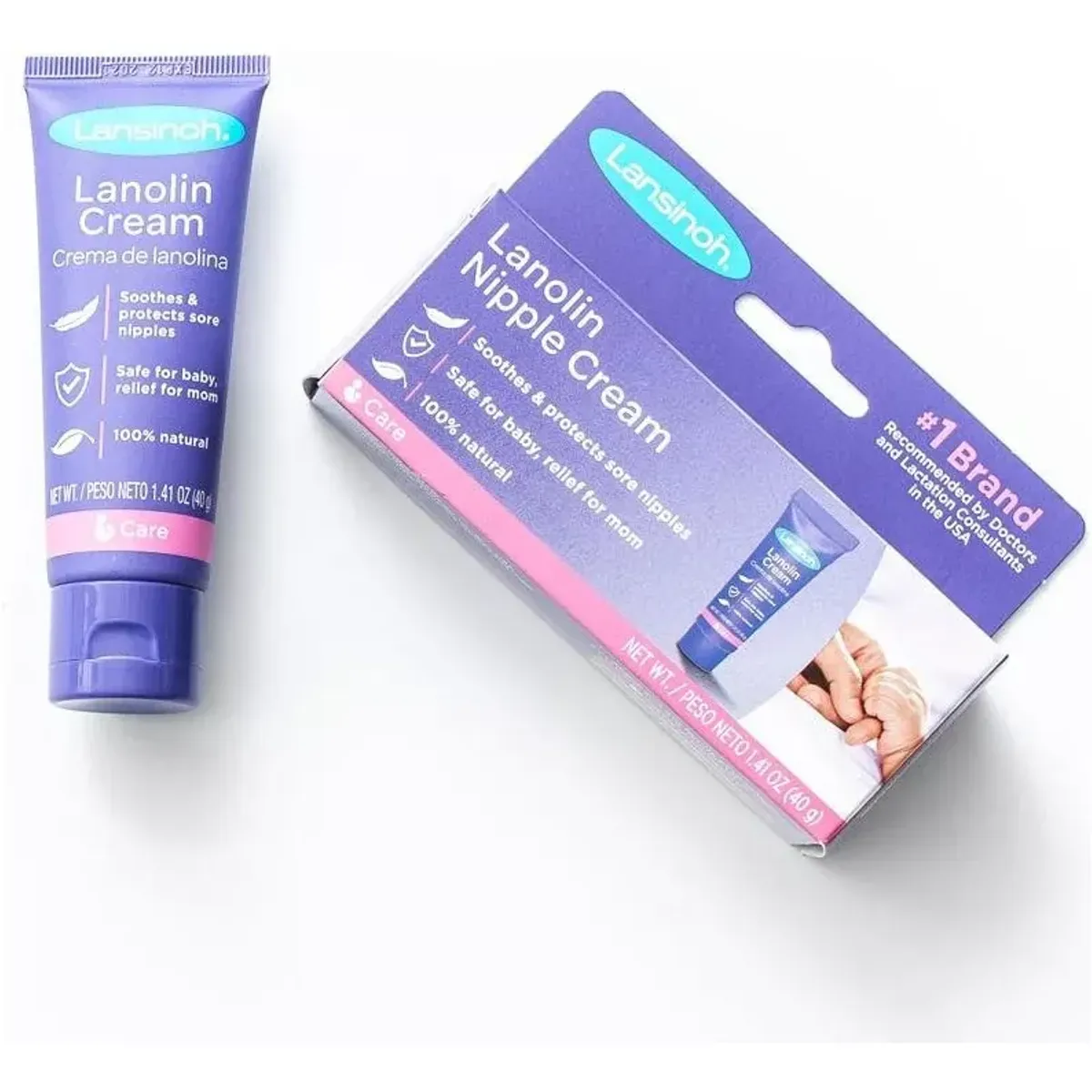 LANSINOH - Crema Pezón Lanolina Lansinoh Hpa  - Tubo 40 Gr