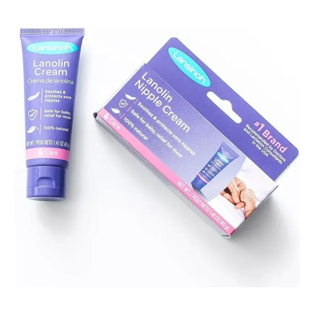 LANSINOH - Crema Pezón Lanolina Lansinoh Hpa  - Tubo 40 Gr