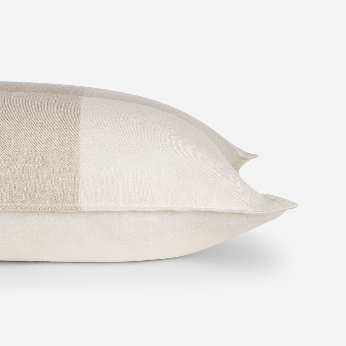 ROSEN - Cojín Lino Vigo 85 x 45 cm Líneas Beige