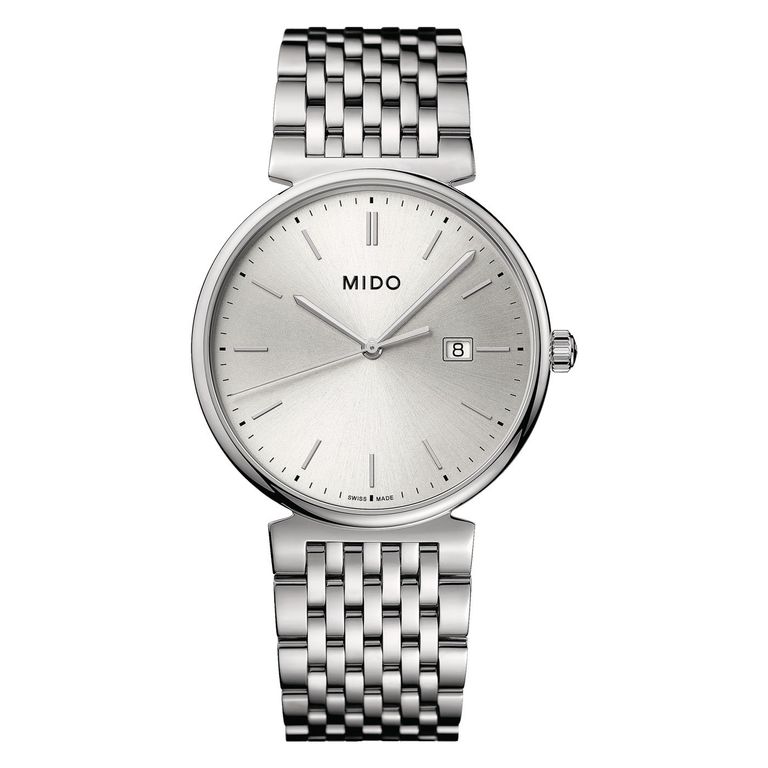 Reloj Hombre Dorada Acero Plateado TALLA UNICA
