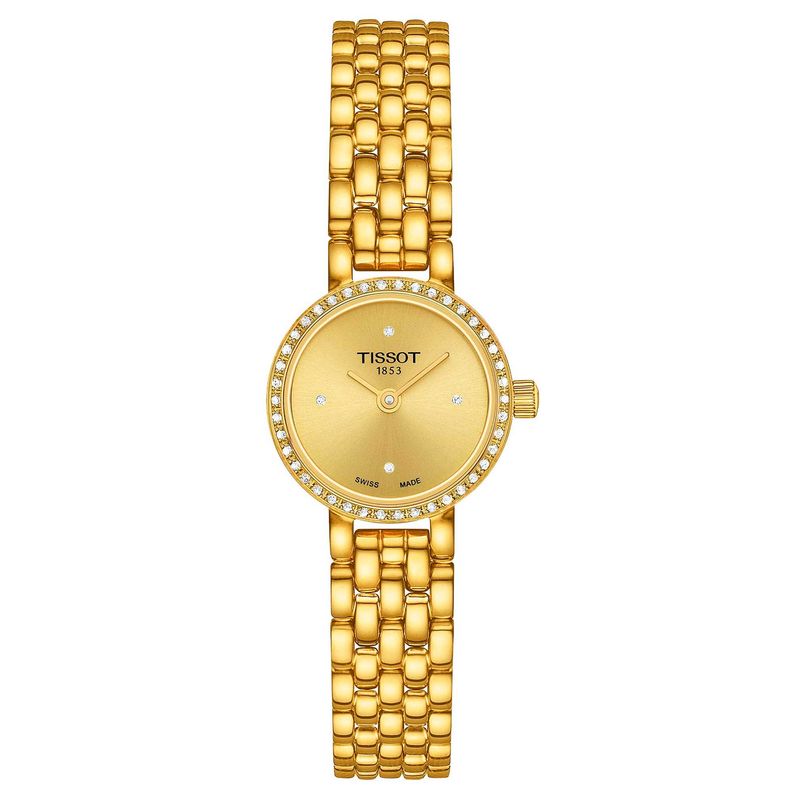 TISSOT - Reloj Tissot Lovely Round Nácar Dorado