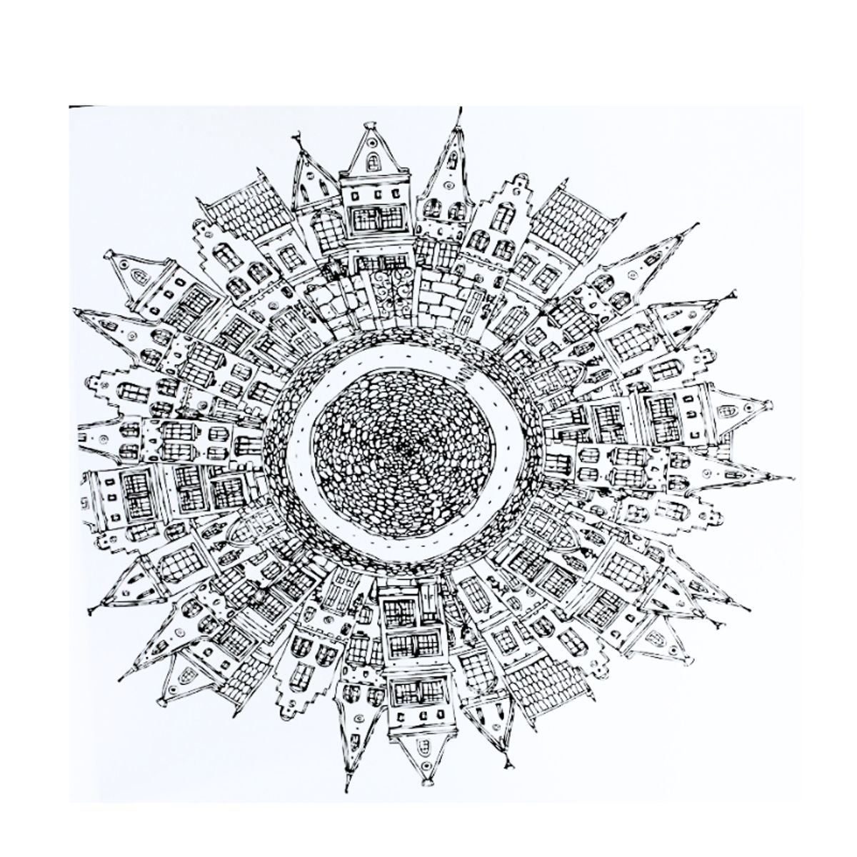 PRONOBEL - Box Regalo Set 3 Libros Mandalas + 24 Lápices Doble Punta