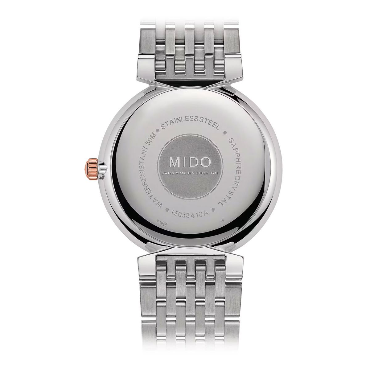 MIDO - Reloj Mido Dorada Bicolor Blanco