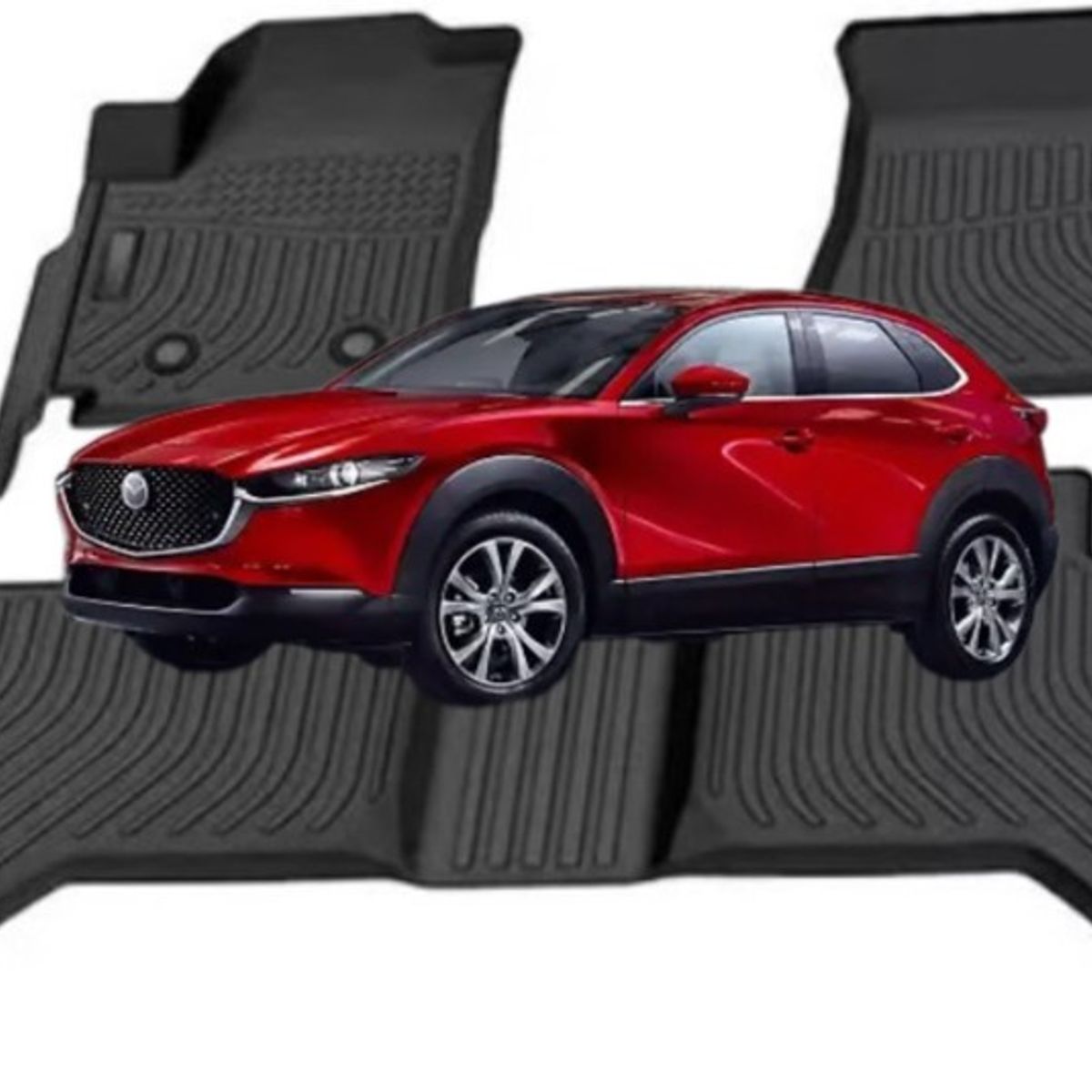 GENERICO - PISOS CALCE PERFECTO PROSPEEDY MAZDA CX30 2020+ 3 PIEZAS