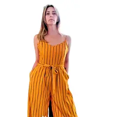 MPROPIA - Enterito Mujer Largo Recto Liviano Lineas Primavera Verano 3235
