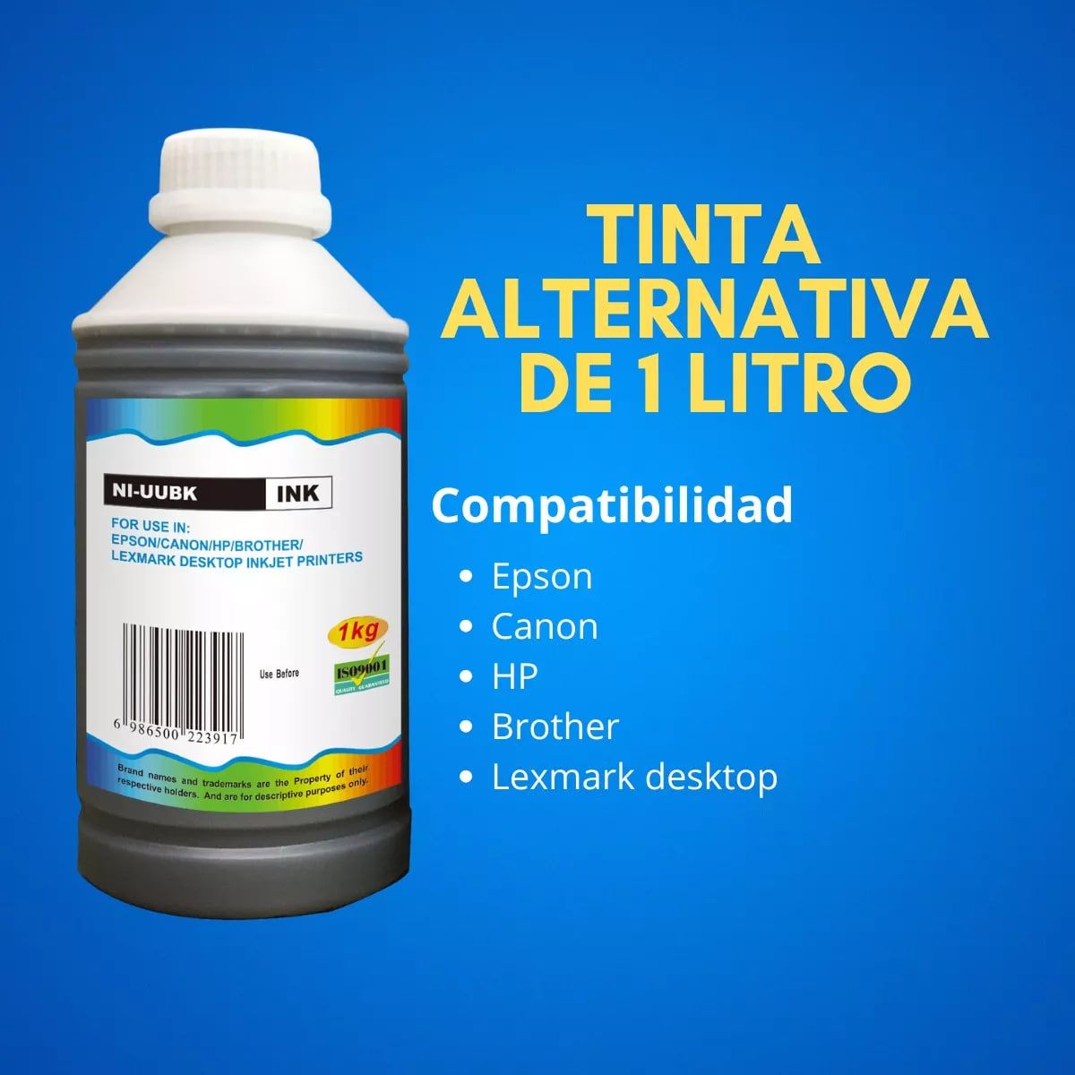 GENERICO - Tinta De 1 Litro Dye Premium - SP Suministros Print 1000 ml