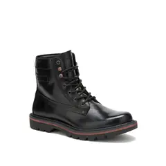 CAT - Botín Cuero Hombre Colorado Grader Waterproof Negro