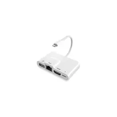 XHCY - Adaptador lightning a red hdmi usb rj45 gigabit lightning