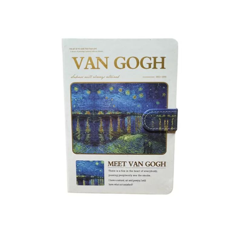 GENERICO - Libreta Diseño Van Gogh Tapa Dura Lineal Oficinaestudiante