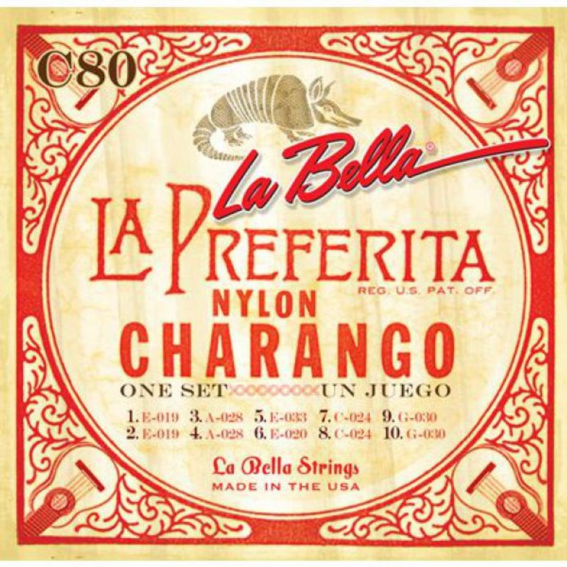 LA BELLA - Set Charango C80 LaBella