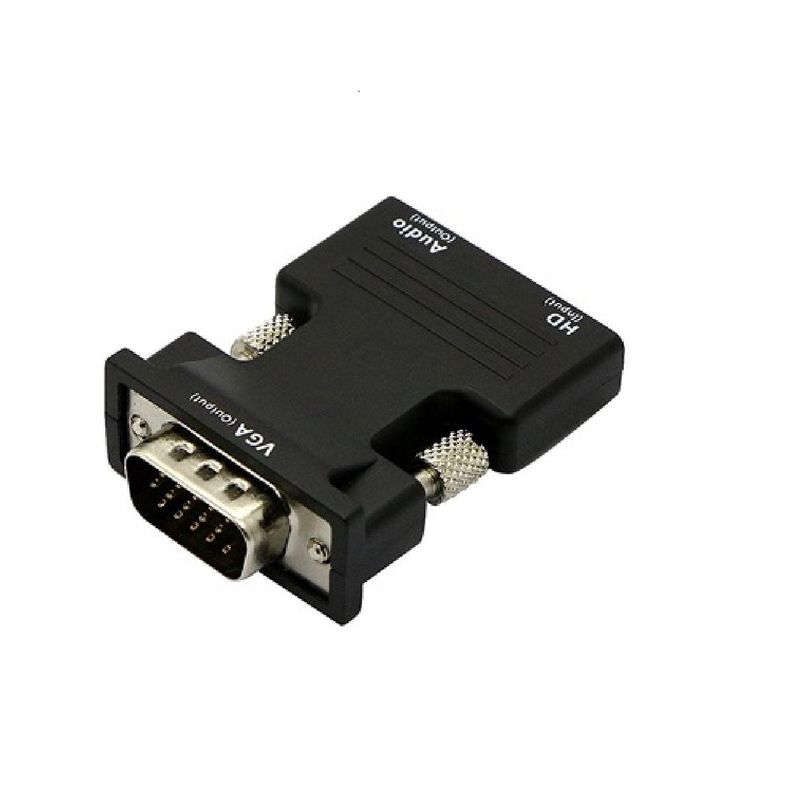 GENERICO - Convertidor a HDMI hembra a VGA macho con Audio