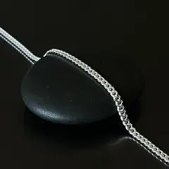 MALEVO JOYAS - Cadena hombre plata Grumet L
