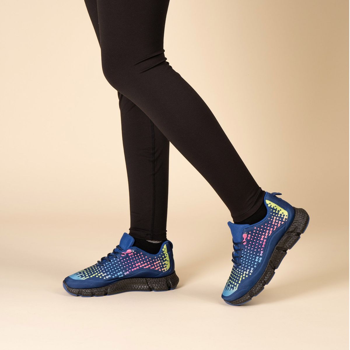 CHINITOWN - Zapatilla Deportiva Mujer Azul Lissa Chinitown