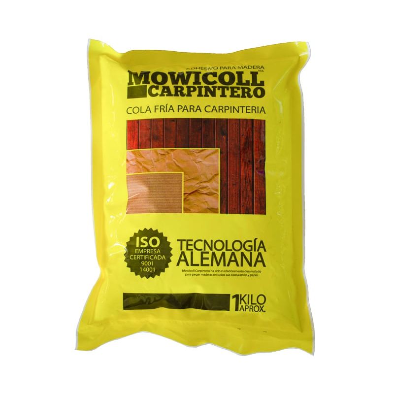 GENERICO - COLA FRIA CARPINTERA BOLSA 1 KILO MOWICOLL