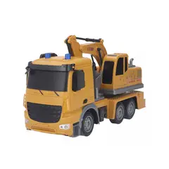 GENERICO - Juguete Camion Excavadora A Control Remoto Amarillo Infnatil