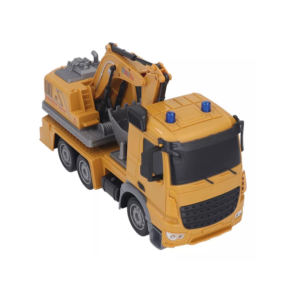 GENERICO - Juguete Camion Excavadora A Control Remoto Amarillo Infnatil