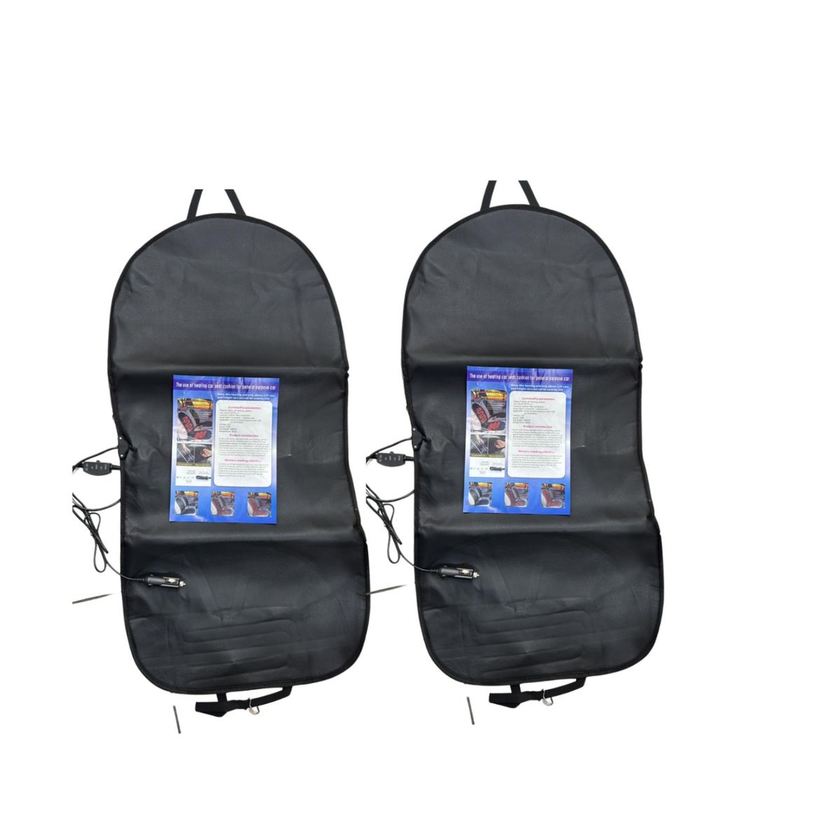 GENERICO - Pack 2 Fundas Para Asiento Auto Con Calefacción Cubreasiento CH