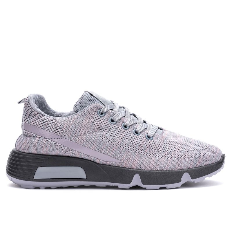 CHINITOWN - Zapatilla Deportiva Mujer Gris Nela Chinitown