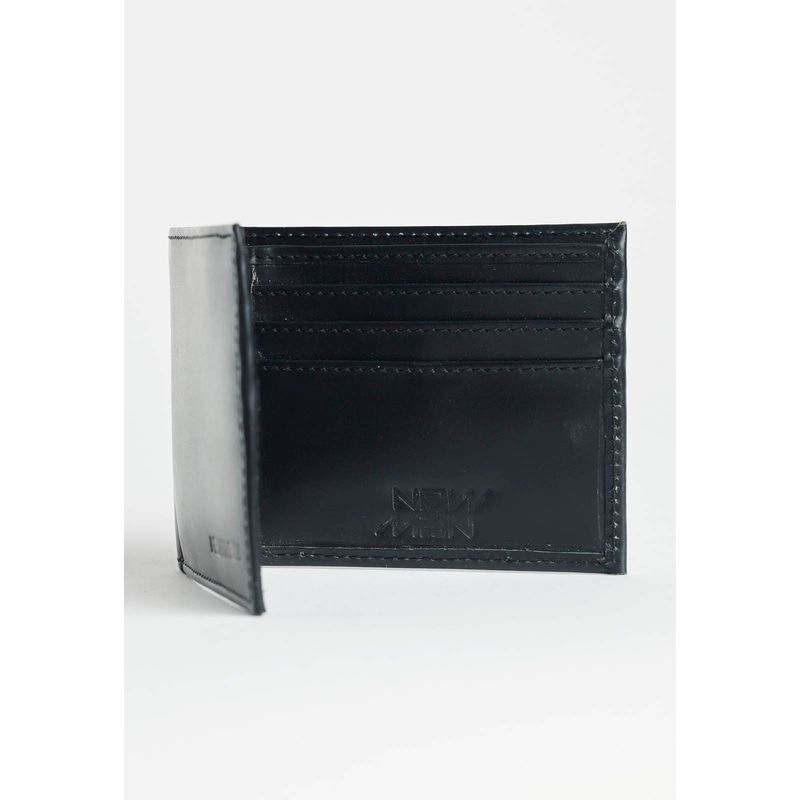 NEW MAN - Billetera Básica Heritage Negro Newman