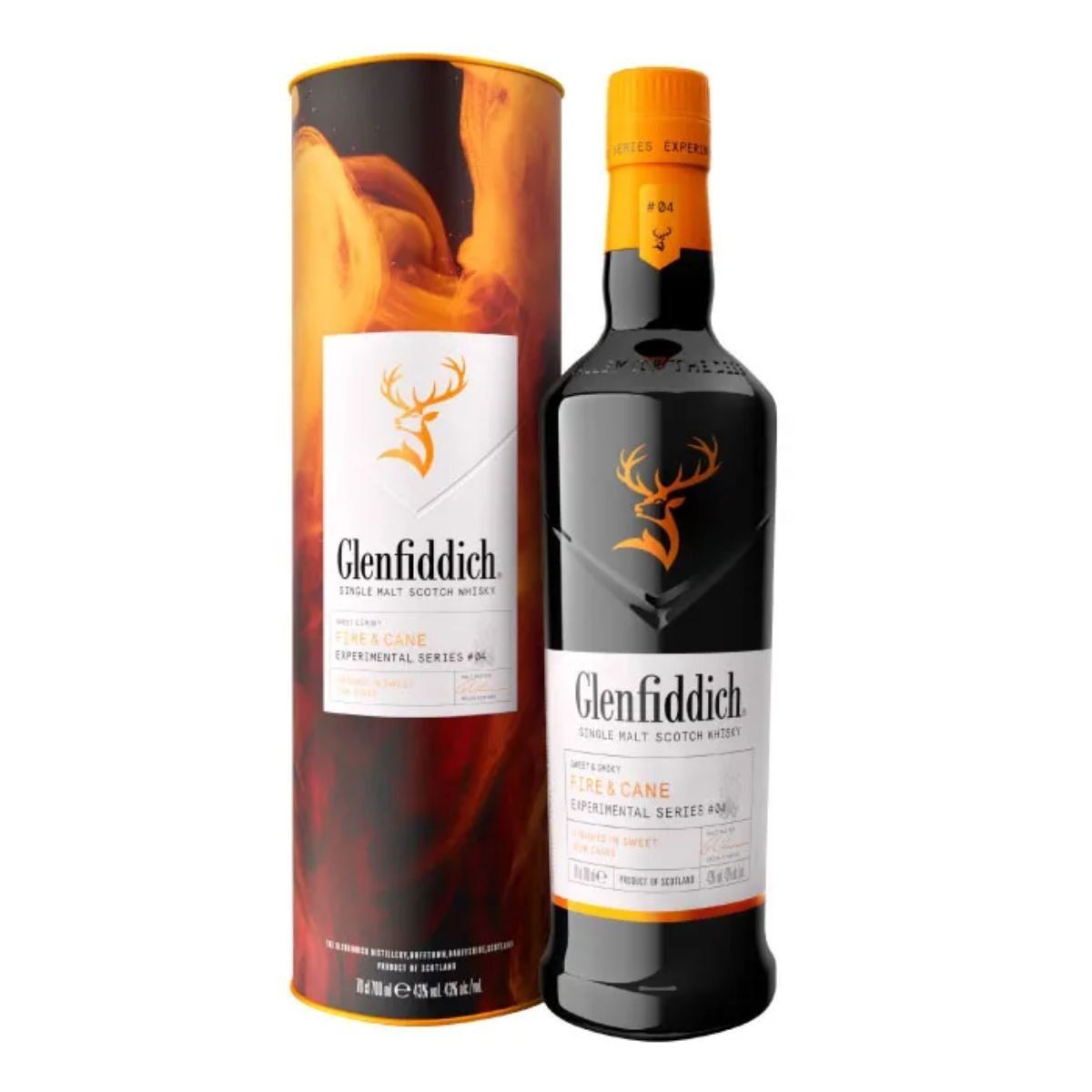 GLENFIDDICH - WHISKY ESCOCÉS GLENFIDDICH FIRE & CANE