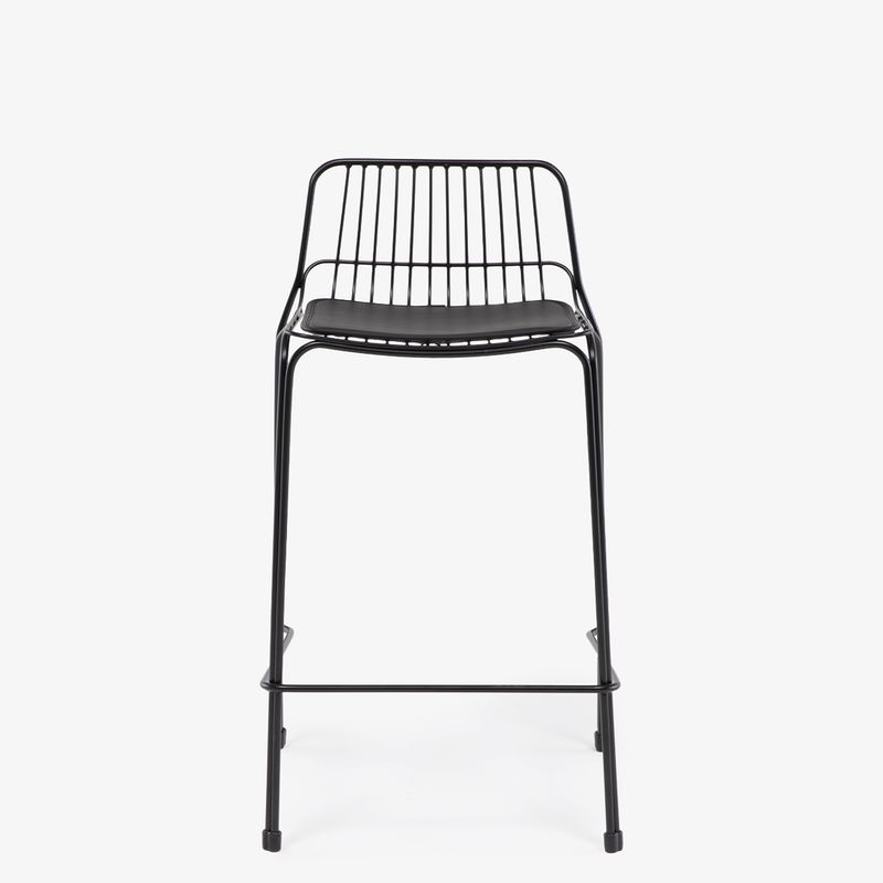 FORM DESIGN - Taburete Medio Metal Isabella Negro Form