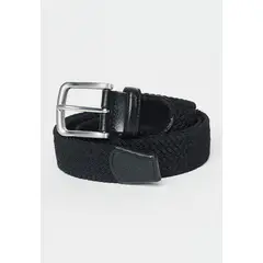 NEW MAN - Cinturón Zaragoza Heritage Negro Newman