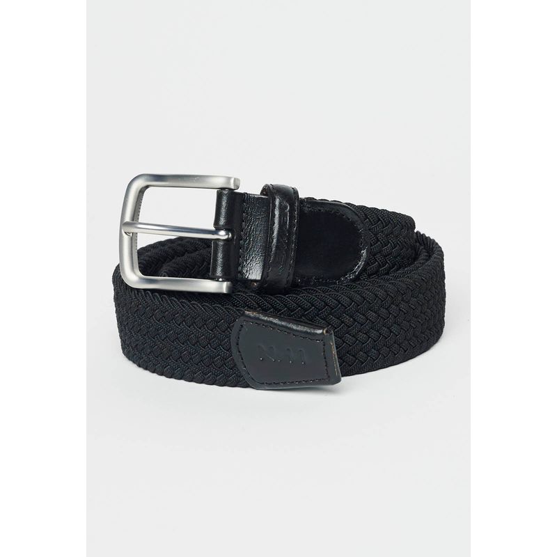 NEW MAN - Cinturón Zaragoza Heritage Negro Newman