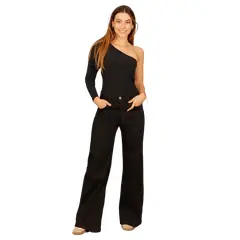 DIVINO JEANS - Jeans Polly III Negro - Negro