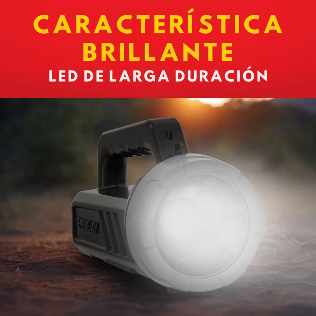 EVEREADY - Linterna Híbrida Recargable Eveready 110 Lúmenes