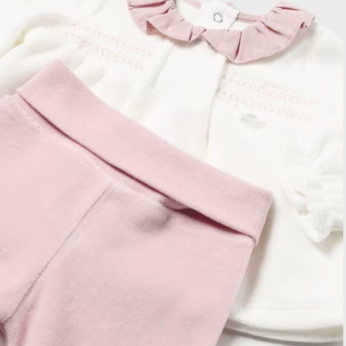 MAYORAL - Conjunto polaina y camiseta cuello recién nacida