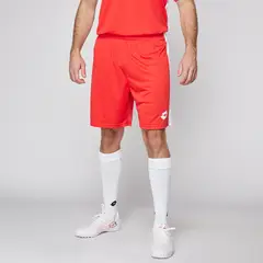 LOTTO - Short de Fútbol Hombre - Elite Plus Rojo - Rojo