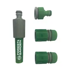 GENERICO - KIT RIEGO ACOPLE RAPIDO PLASTICO 1/2